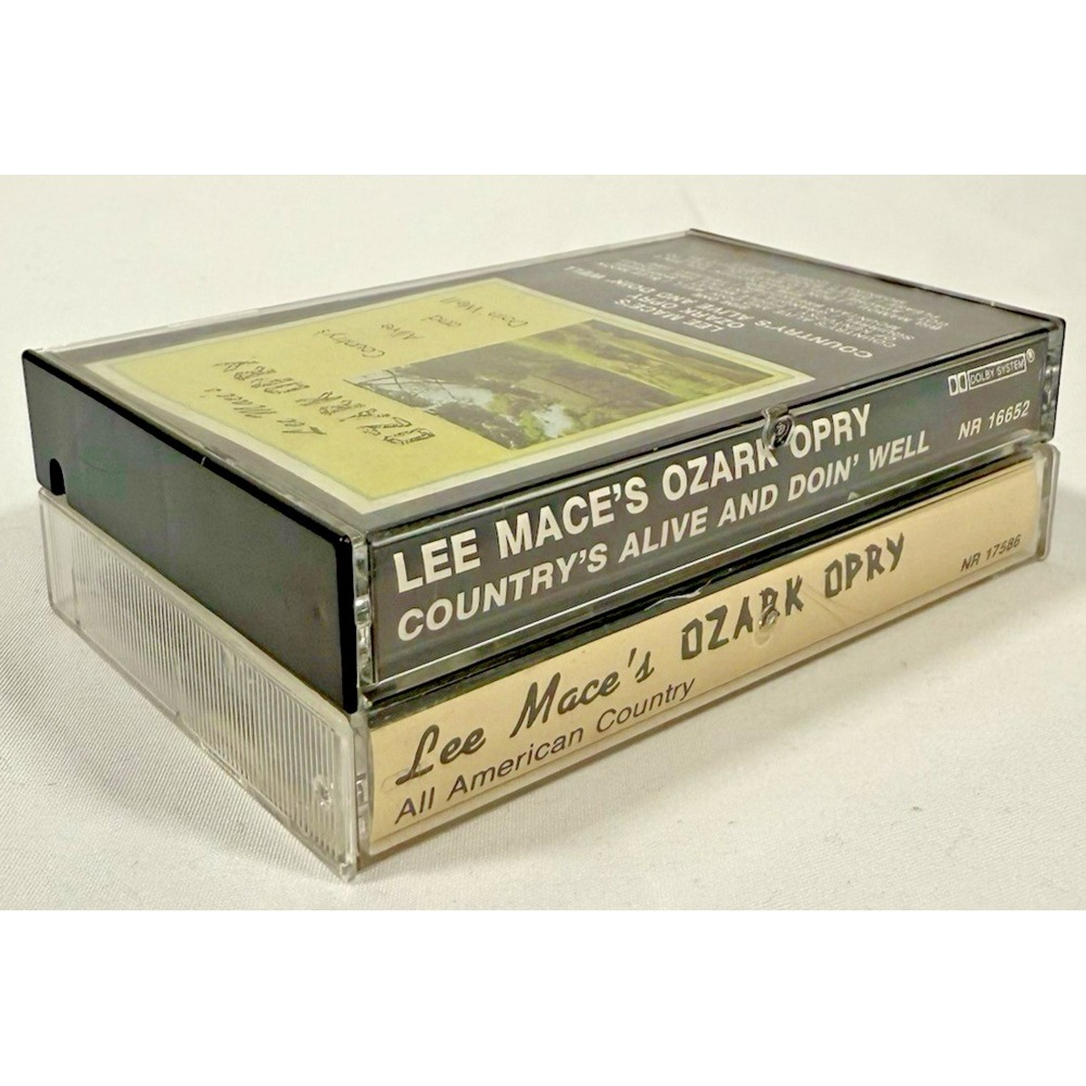 Lee Mace Ozark Opry Cassette Set 2pc Country Alive All American Country Folk